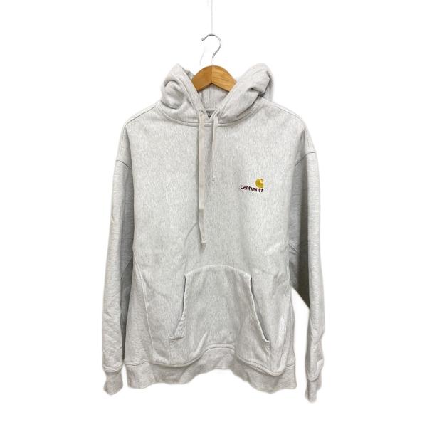 Carhartt◆パーカー/XL/コットン/GRY/hooded american script s...