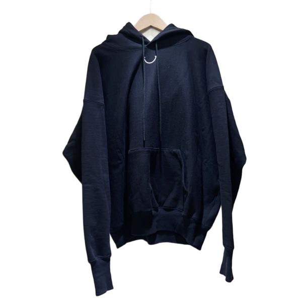 READYMADE◆smile/スレ・毛羽立ち有/パーカー/XL/コットン/BLK/RE-C0-BK...