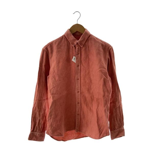 Whimsy◆22ss/LINEN DYED SHIRT/コットンリネンBDシャツ/size:S/リ...