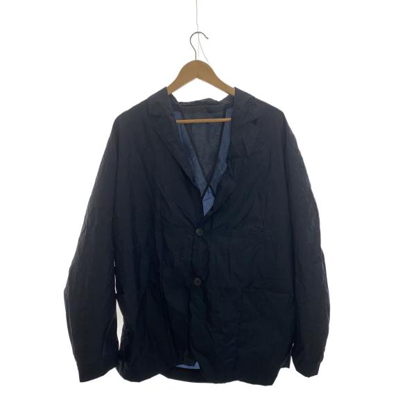 POLYPLOID◆TRAVEL SUIT JACKE/ジャケット/4/ポリエステル/NVY/無地/...