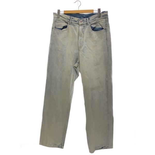 TTT_MSW◆ストレートパンツ/XL/コットン/IDG/TTT-PT05