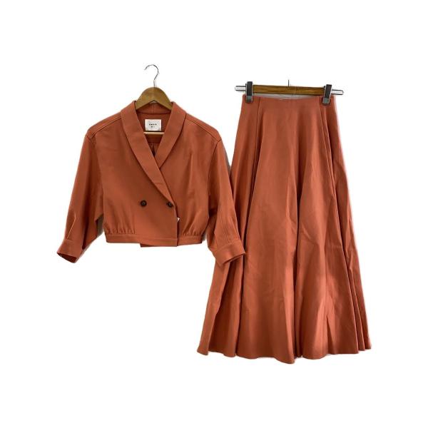 AMERI◆セットアップ/S/レーヨン/ORN/無地/01220530290