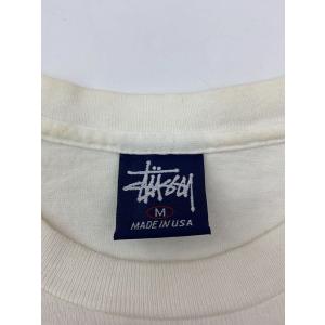 STUSSY◆Tシャツ/M/コットン/WHT/...の詳細画像2