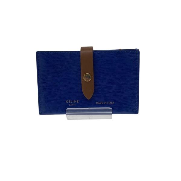 CELINE◆カードケース/--/BLU/レディース
