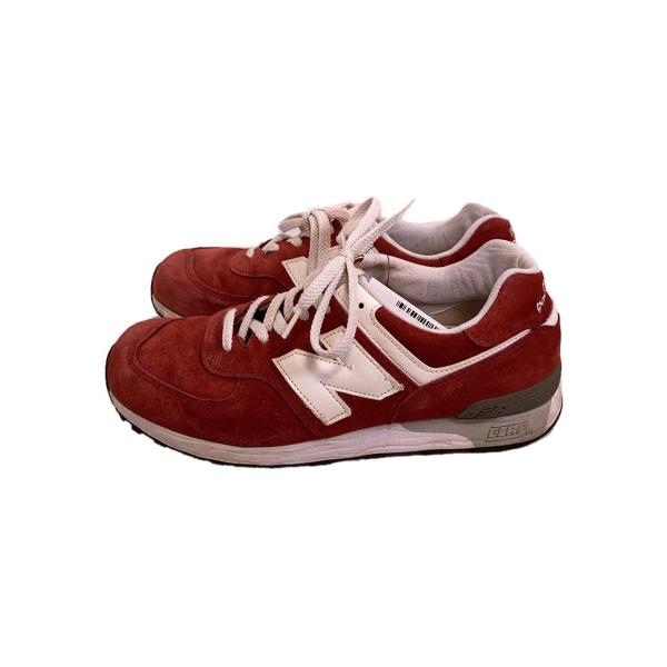 NEW BALANCE◆M576/レッド/Made in ENG/--/RED/スウェード