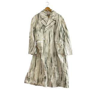 MASU◆21FW/FUR PRINT GOWN COAT/46/コットン/MCFW-CT0421