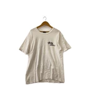STUSSY◆Tシャツ/L/コットン/WHT//