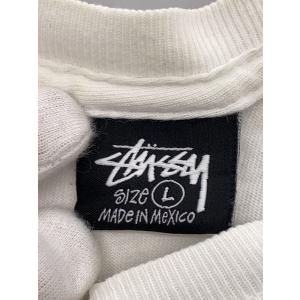 STUSSY◆Tシャツ/L/コットン/WHT//の詳細画像2