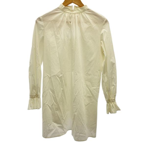 AMERI◆長袖ブラウス/FREE/コットン/WHT/02120441080//