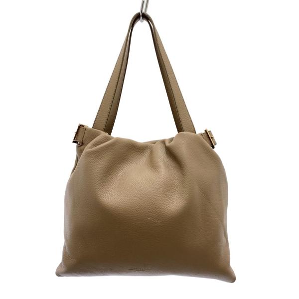 TOPKAPI◆ショルダーバッグ/--/BEG/表面レザー剥がれ有