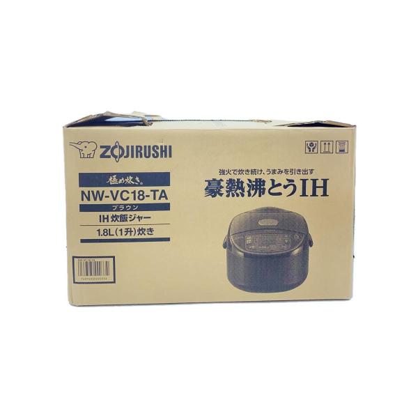 ZOJIRUSHI◆炊飯器 NW-VC18-TA/2021年製