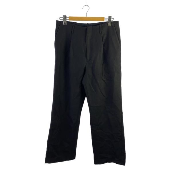 AURALEE◆J/LIGHT MELTON/スラックスパンツ/4/ウール/BLK/A9AP03LM...
