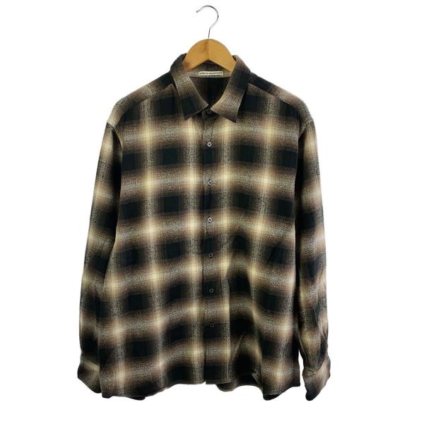 uniform experiment◆長袖シャツ/4/コットン/BRW/チェック/UE-242042...