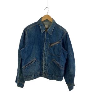 Lee◆70S/JELT DENIM/Gジャン/42/デニム/IDG/91-B/背面シミ有/両袖ボタン欠品//