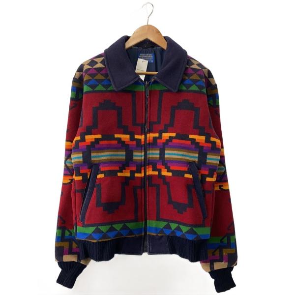 PENDLETON◆ネイティブ柄ジャケット/S/--/マルチカラー/袖汚れ有