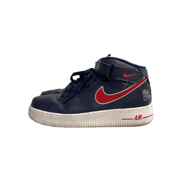 NIKE◆WMNS AIR FORCE 1 07 MID/28cm/NVY/FJ0728-400