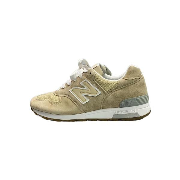 NEW BALANCE◆USA製/1400/ローカットスニーカー/29cm/BEG/スウェード/M1...