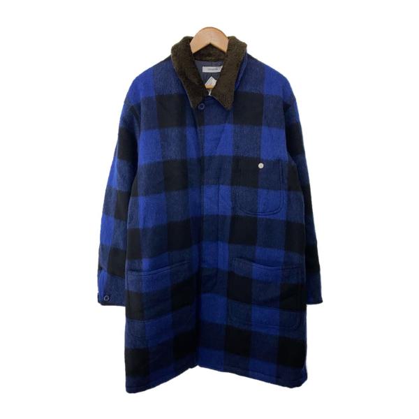 nonnative◆コート/1/ウール/BLU/チェック/NN-JU4306