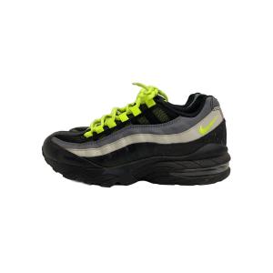 NIKE◆AIR MAX 95 GS/エアマックス/ブラック/905348-022/24.5cm/BLK//