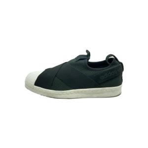 adidas◆オリジナルス/SUPER STAR SLIP-ON W/スーパースタースリッポン/ブラ...