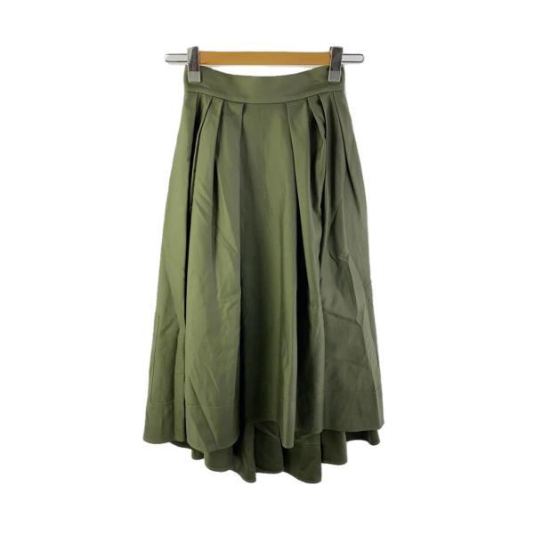 MADISONBLUE◆TUCK VOLUME SKIRT G.BSスカート/0/コットン/KHK/...