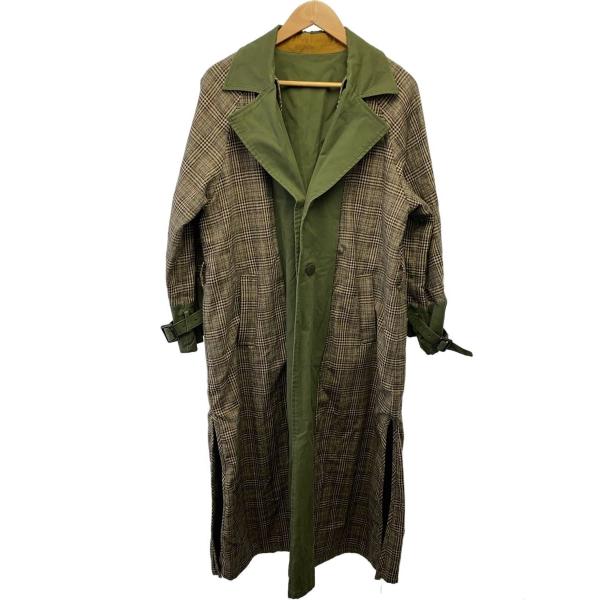 AMERI◆トレンチコート/FREE/コットン/KHK/0181770050/STUDIOUS 別注...