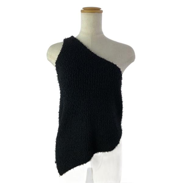 AMERI◆ニットベスト(薄手)/M/ポリエステル/BLK/02410140730