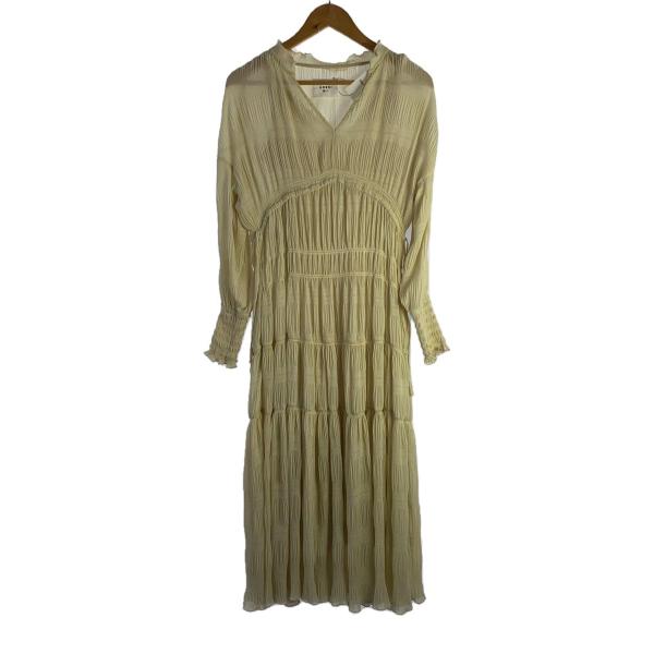 AMERI◆長袖ワンピース/S/ポリエステル/IVO/01010520880