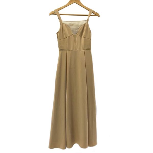 AMERI◆キャミワンピース/S/ポリエステル/BEG/02210520890//