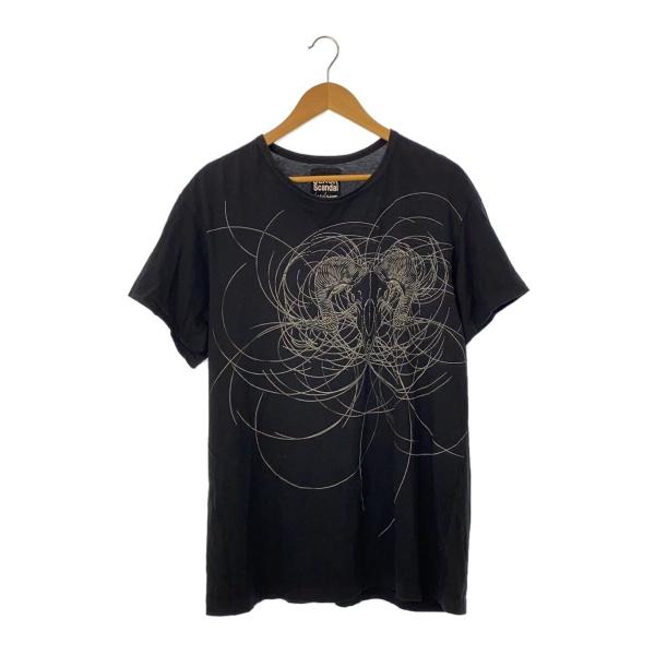 BLACK Scandal Yohji Yamamoto◆Tシャツ/3/コットン/BLK/プリント/...