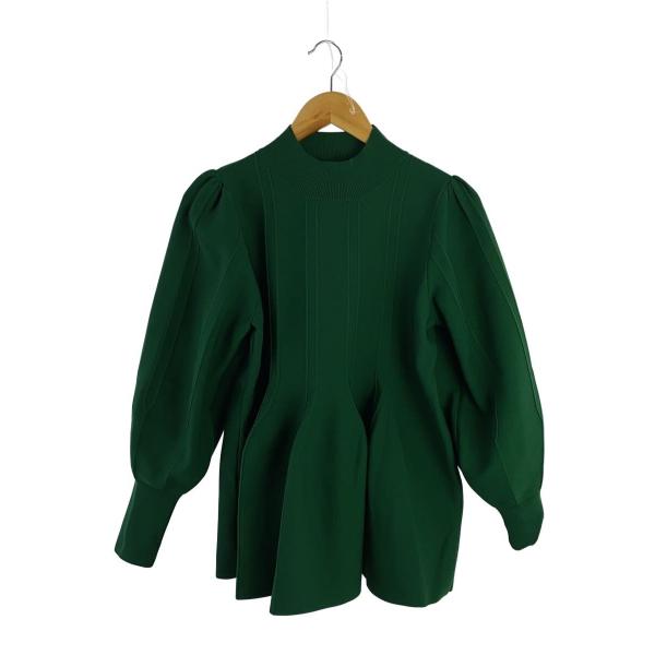 AMERI◆ニット・セーター(薄手)/FREE/ポリエステル/GRN/02220161420