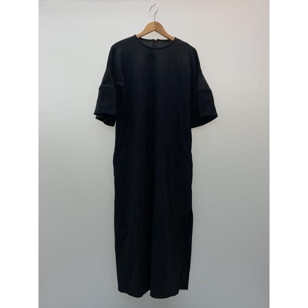 AMERI◆半袖ワンピース/S/コットン/BLK/02310590170//