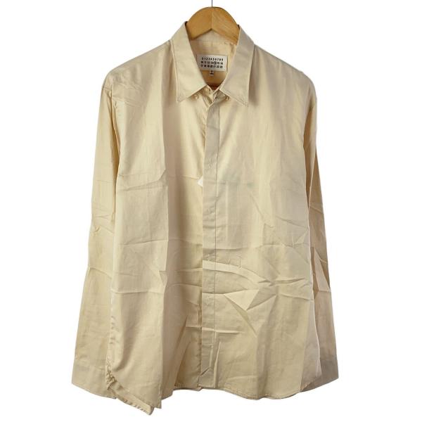 Maison Margiela◆I/長袖シャツ/44/コットン/BEG/S50DL0332 S484...