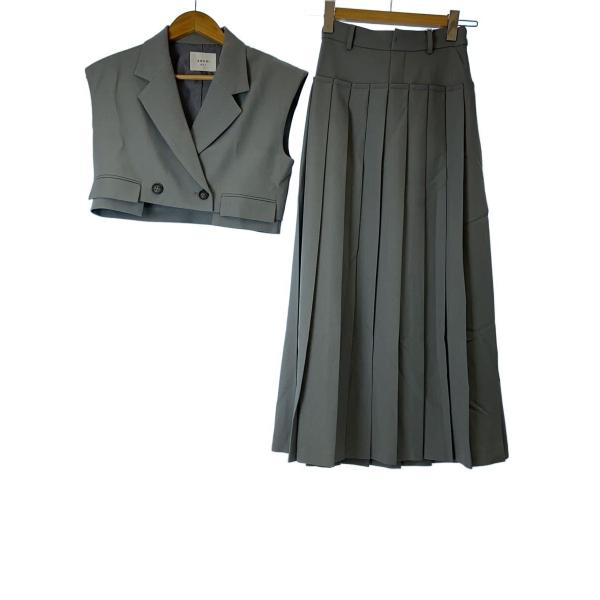 AMERI◆セットアップ/S/ポリエステル/GRY/0224205740060