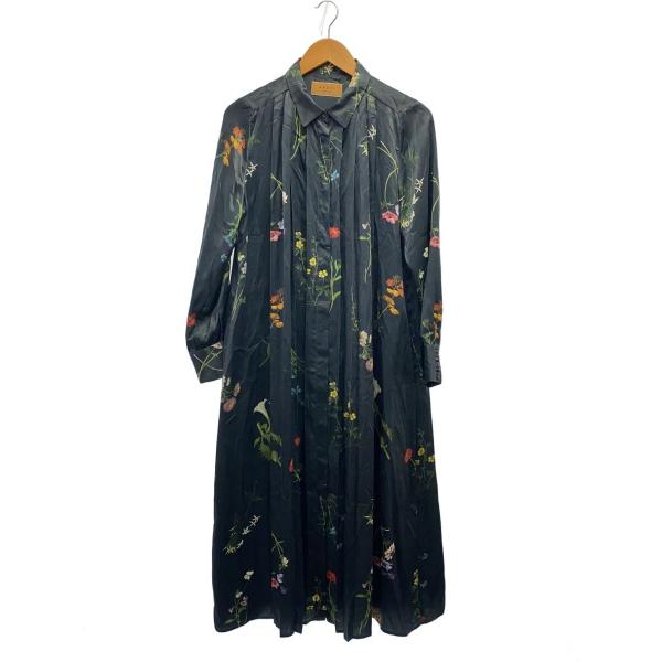 AMERI◆長袖ワンピース/M/ポリエステル/BLK/02120550580//