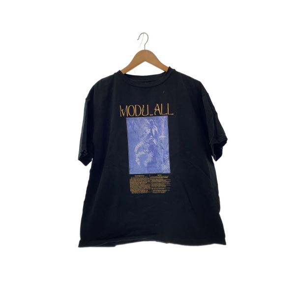 AMERI◆Tシャツ/FREE/コットン/BLK/プリント/01410360900