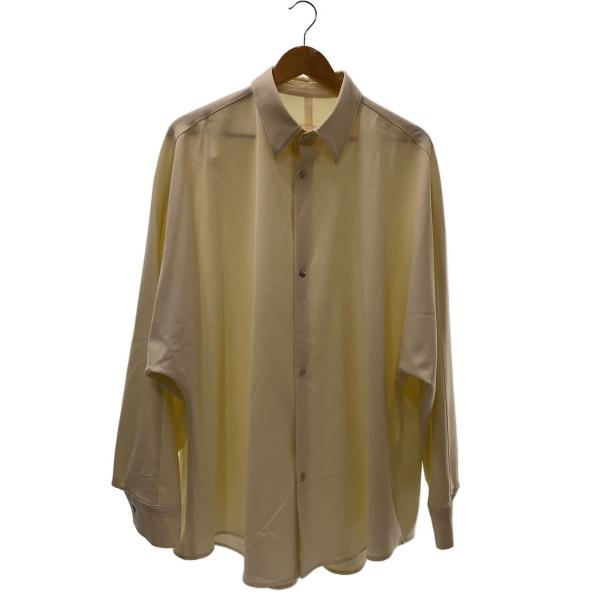 AMERI◆BIG SHIRT/汚れ有/M/ポリ/CRM/02220460910/