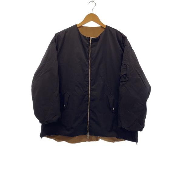 AMERI◆ダウンジャケット/ポリエステル/BLK/01120750930