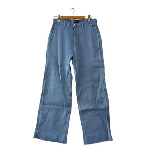 MASU◆MASUBOYS BAGGY PIQUE PANTS/ボトム/48/コットン/ブルー/B25K6PT001