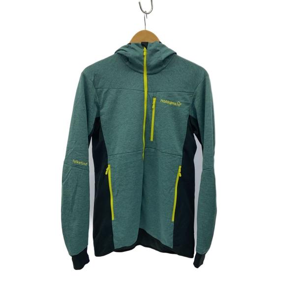 NORRONA◆falketind warm2 Octa Hood/アウトドアウェアー/M/GRN
