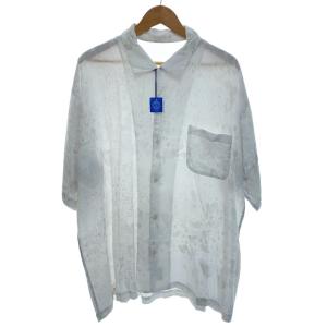 Porter Classic◆半袖シャツ/XL/レーヨン/WHT/総柄//