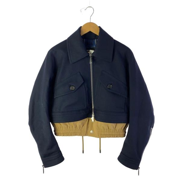 DSQUARED2◆I/Hybrid D2 Kaban/ジャケット/36/コットン/NVY/S75A...