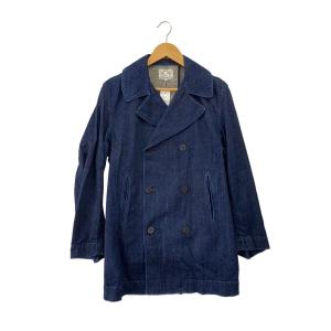 EVISU◆デニム/ピーコート/36/コットン/インディゴ/日本製//