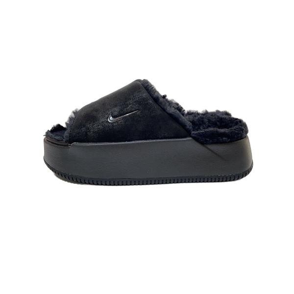 NIKE◆CALM ELEVATION FUR_カームエレベーションファー/23cm/BLK//