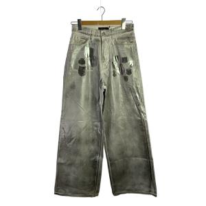 MASU◆25ss/MASU BOYS/EMBLEM BAGGY JEANS/44/コットン/SLV/b25k6pt007//