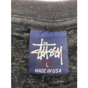 STUSSY◆Tシャツ/L/コットン/BLK/...の詳細画像2