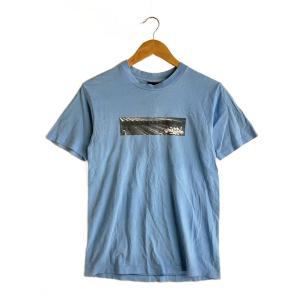 STUSSY◆90s/OLD/Tシャツ/S/コットン/BLU//