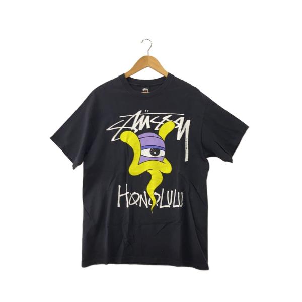 STUSSY◆00s/HONOLULU Ghost//Tシャツ/L/コットン/BLK/? NULL ...