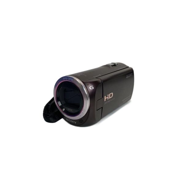 SONY◆ビデオカメラ HDR-CX390 (T) [ボルドーブラウン]