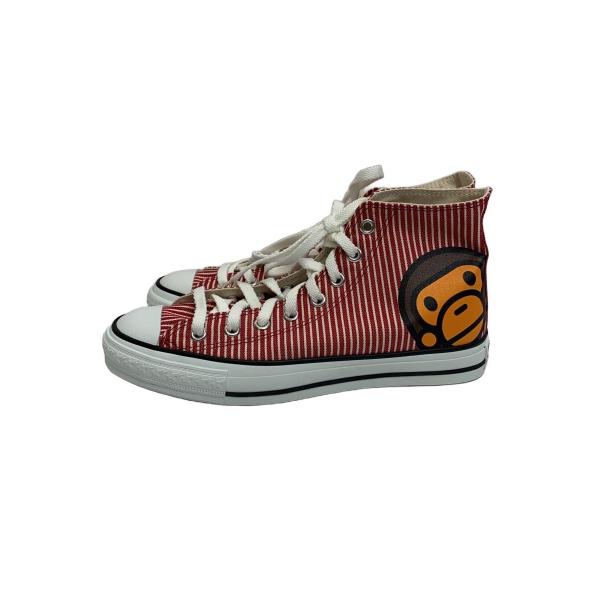 BAPE STA!◆ハイカットスニーカー/27cm/RED